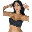 Sutiã Com Bojo Microfibra Conforto Tomara que Caia Alça de Silicone Feminino Promoção Soutien Pala Tomara que caia.