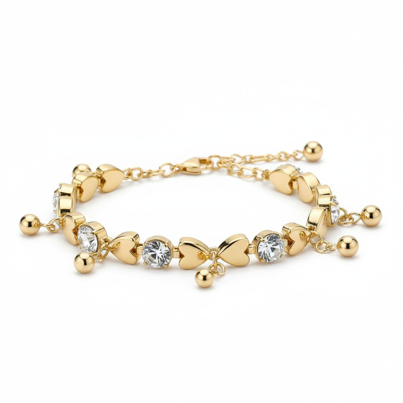 Conjunto Completo de Elegância: Relógio Dourado e Pulseira + Frete Gratis Todo Brasil! e Ganhe um Brinco Exclusivo